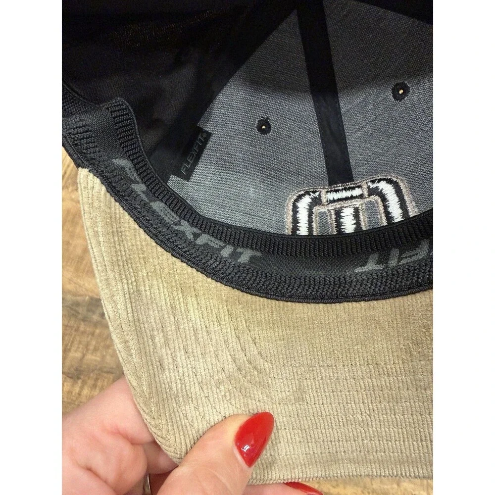 Travis Mathew Men's Favorite Mistake Black Hat Cap Golf Casual Size‎ S/M